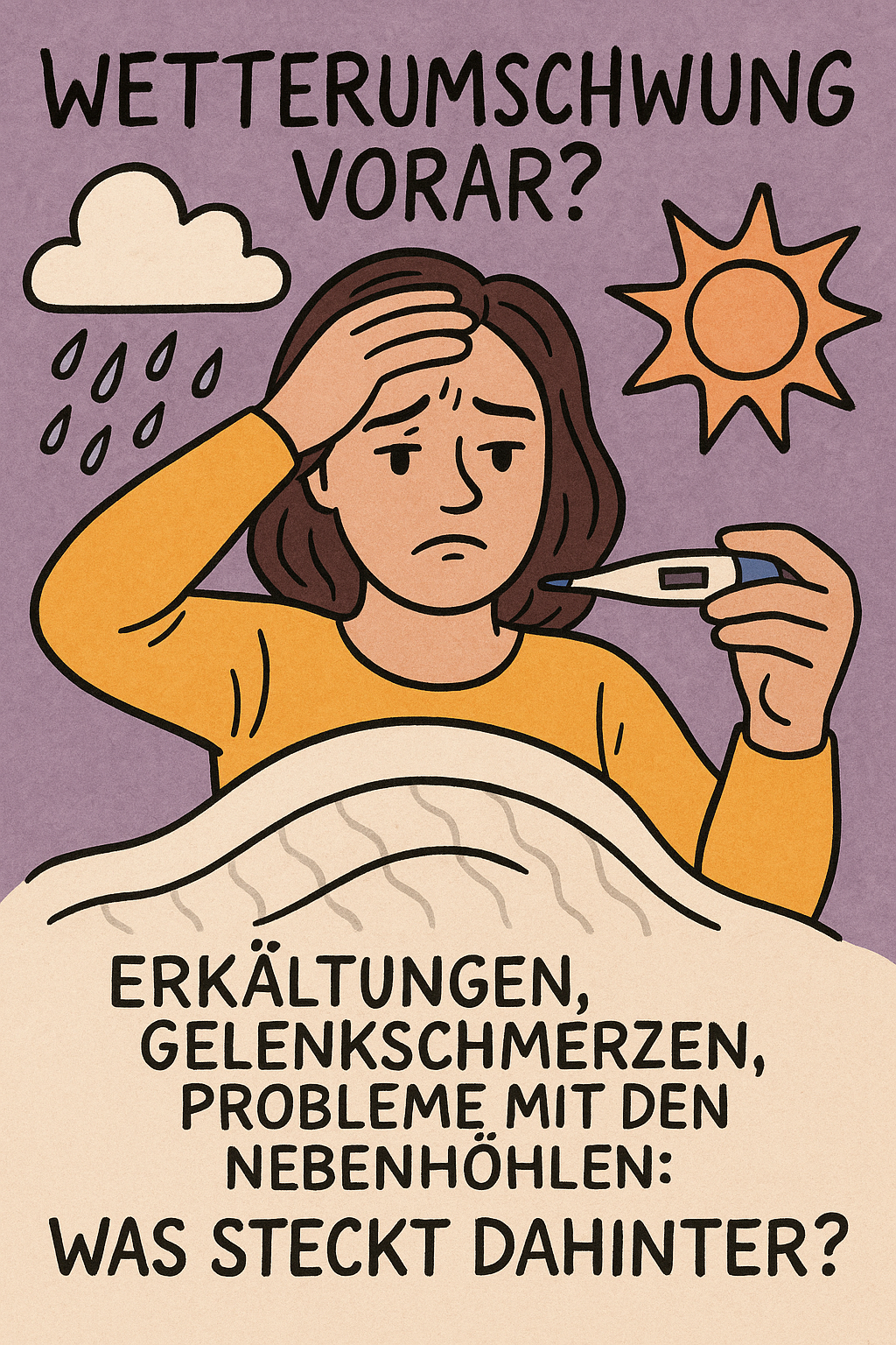 Wenn das Wetter den Mantel wechselt: Wie plötzliche Temperaturstürze der Gesundheit zusetzen