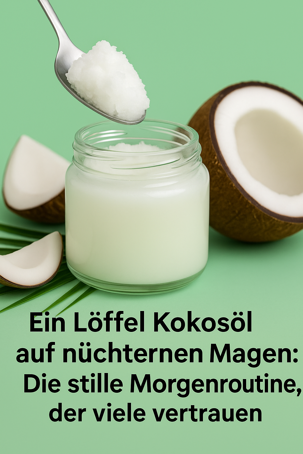 Ein Löffel Kokosöl auf nüchternen Magen: Die stille Morgenroutine, der viele vertrauen