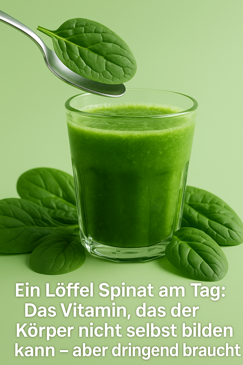 Ein Löffel Spinat am Tag: Das Vitamin, das der Körper nicht selbst bilden kann – aber dringend braucht