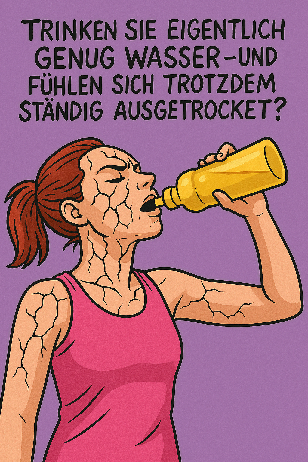 Trinken Sie eigentlich genug Wasser – und fühlen sich trotzdem ständig ausgetrocknet?