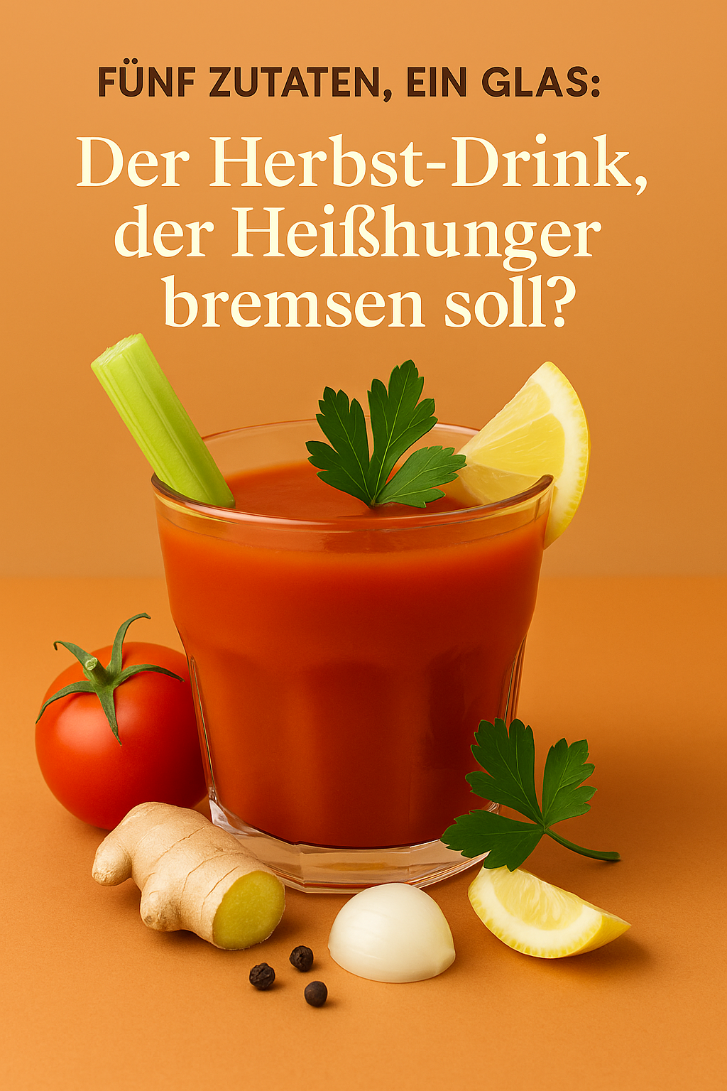 Fünf Zutaten, ein Glas: Der Herbst-Drink, der Heißhunger bremsen und die Verdauung in Schwung bringen soll