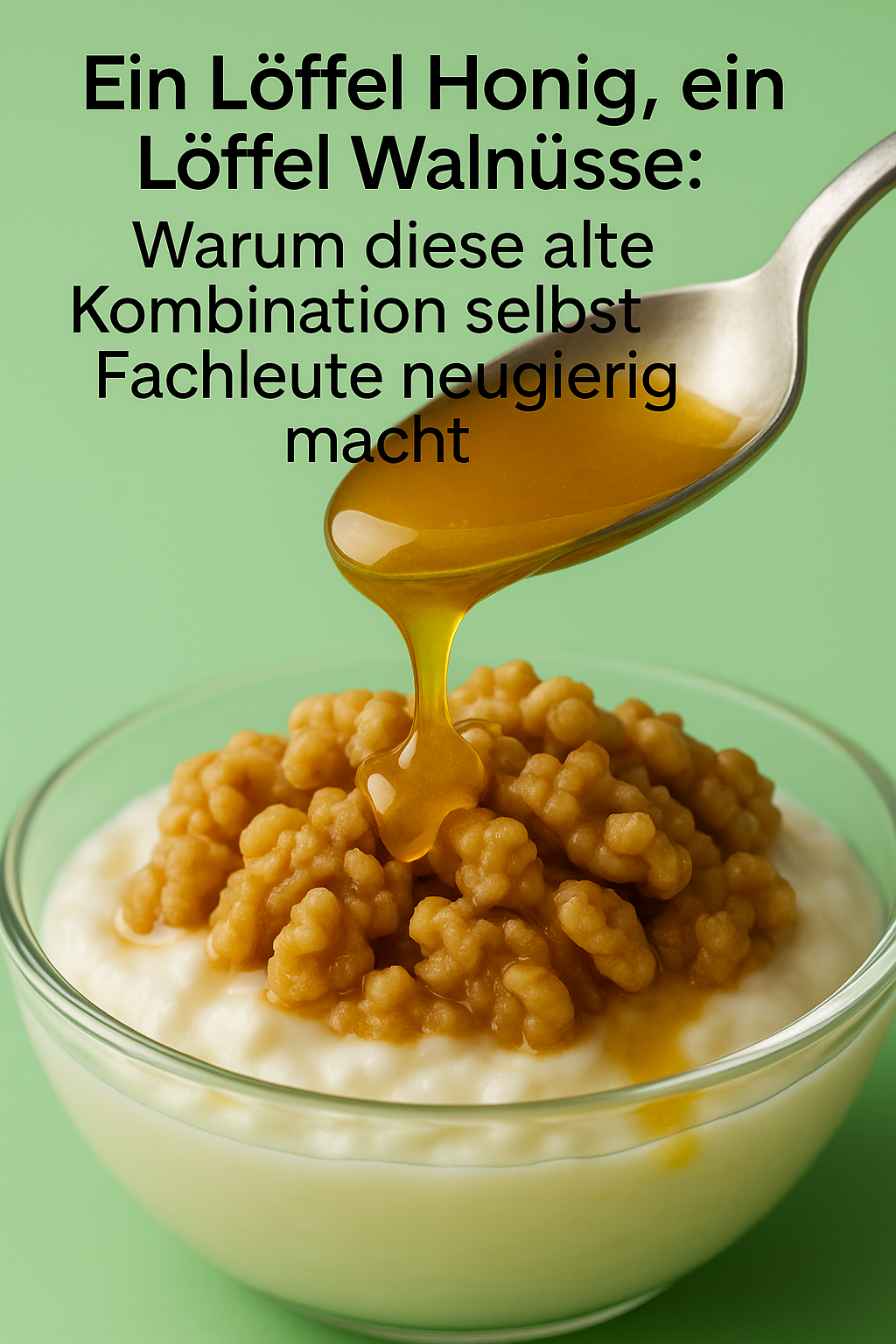Ein Löffel Honig, ein Löffel Walnüsse: Warum diese alte Kombination selbst Fachleute neugierig macht