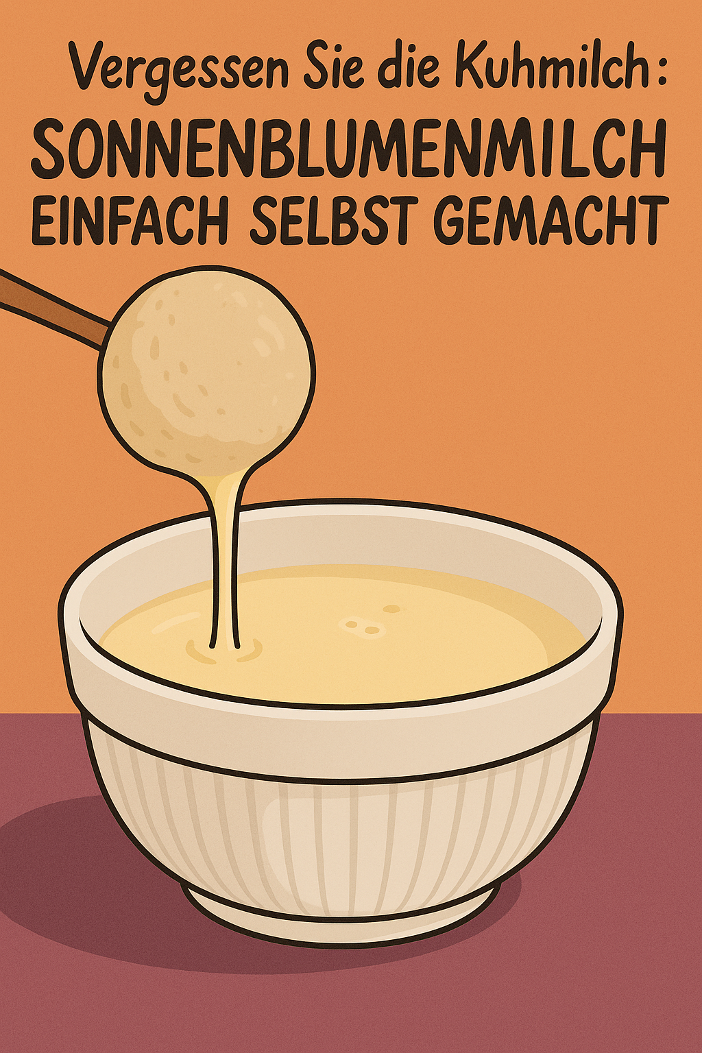 Vergessen Sie die Kuhmilch: Sonnenblumenmilch einfach selbst gemacht