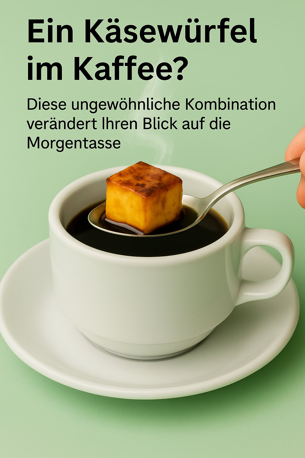 Ein Käsewürfel im Kaffee? Diese ungewöhnliche Kombination verändert Ihren Blick auf die Morgentasse