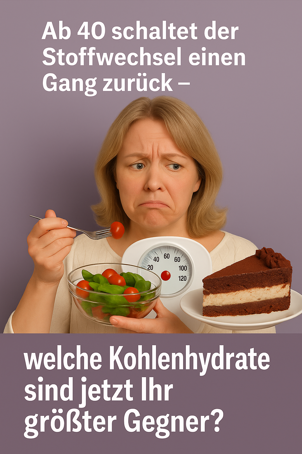 Ab 40 schaltet der Stoffwechsel einen Gang zurück – welche Kohlenhydrate sind jetzt Ihr größter Gegner?