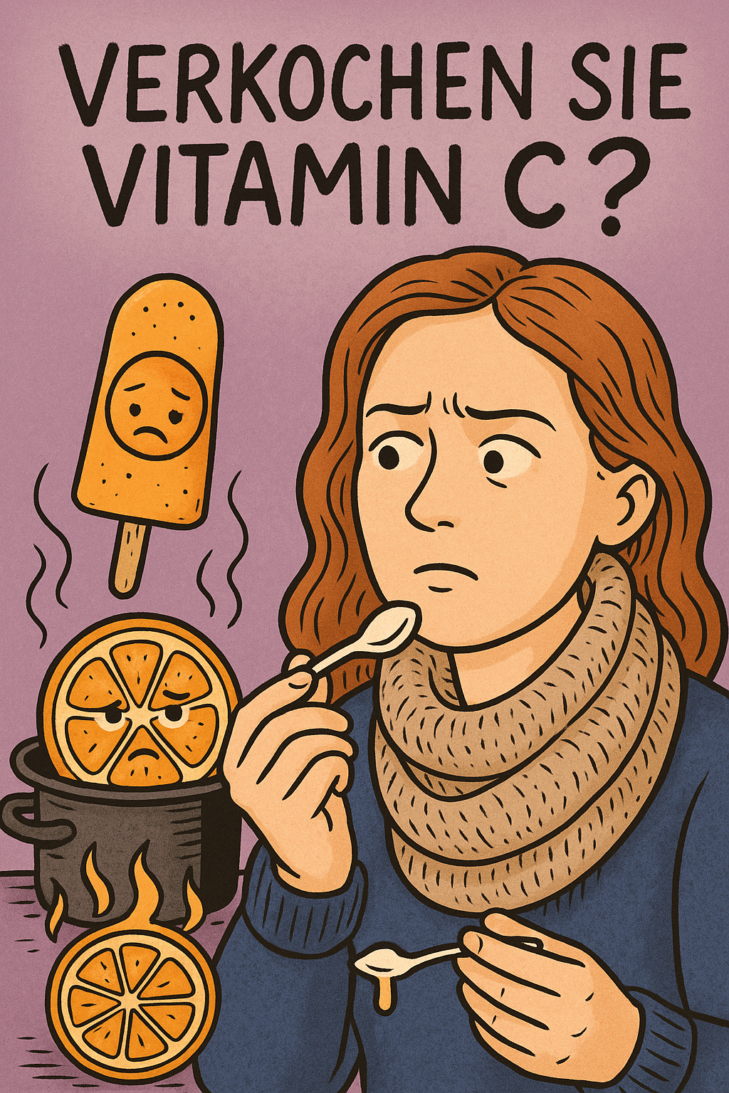 Wenn Eis zur Wohltat wird: Orangen-Ingwer-Eis mit Vitamin C für die kalte Jahreszeit