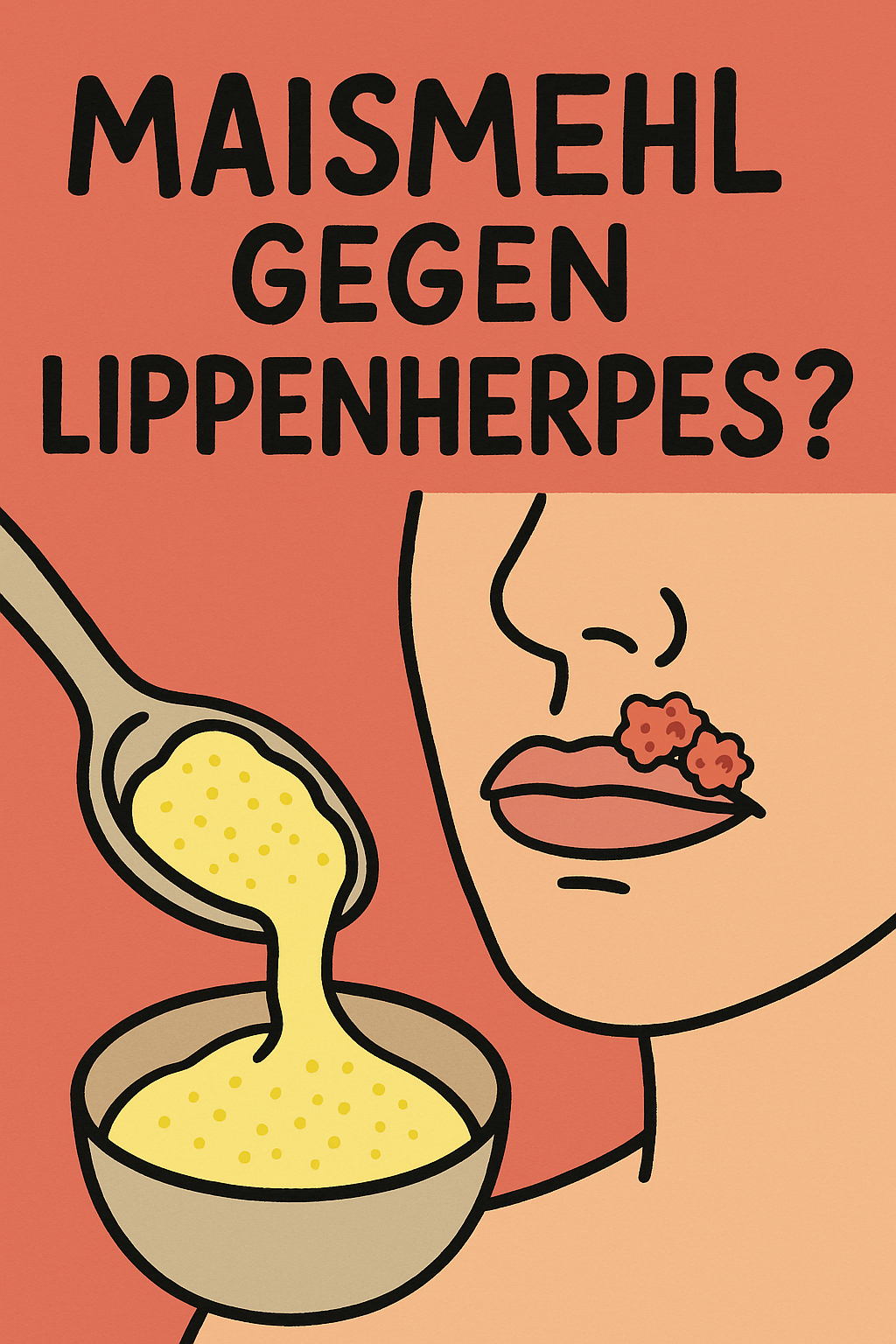 Maismehl gegen Lippenherpes: ein alter Großmuttertrick, den Sie vielleicht noch nicht ausprobiert haben