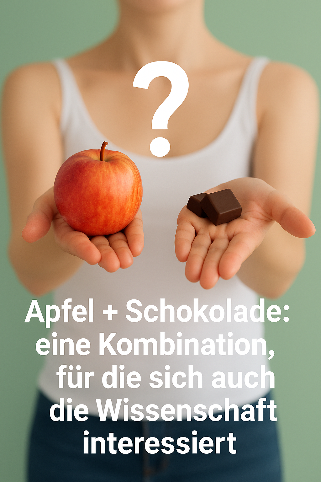 Apfel + Schokolade: eine Kombination, für die sich auch die Wissenschaft interessiert