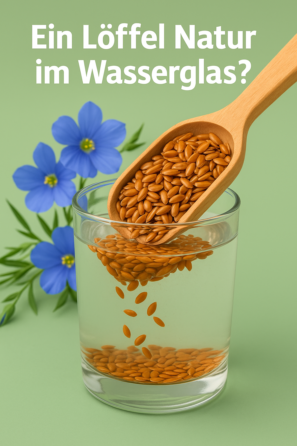 Ein Löffel Natur im Wasserglas: Warum Ernährungsfachleute auf morgendliche Leinsamen schwören