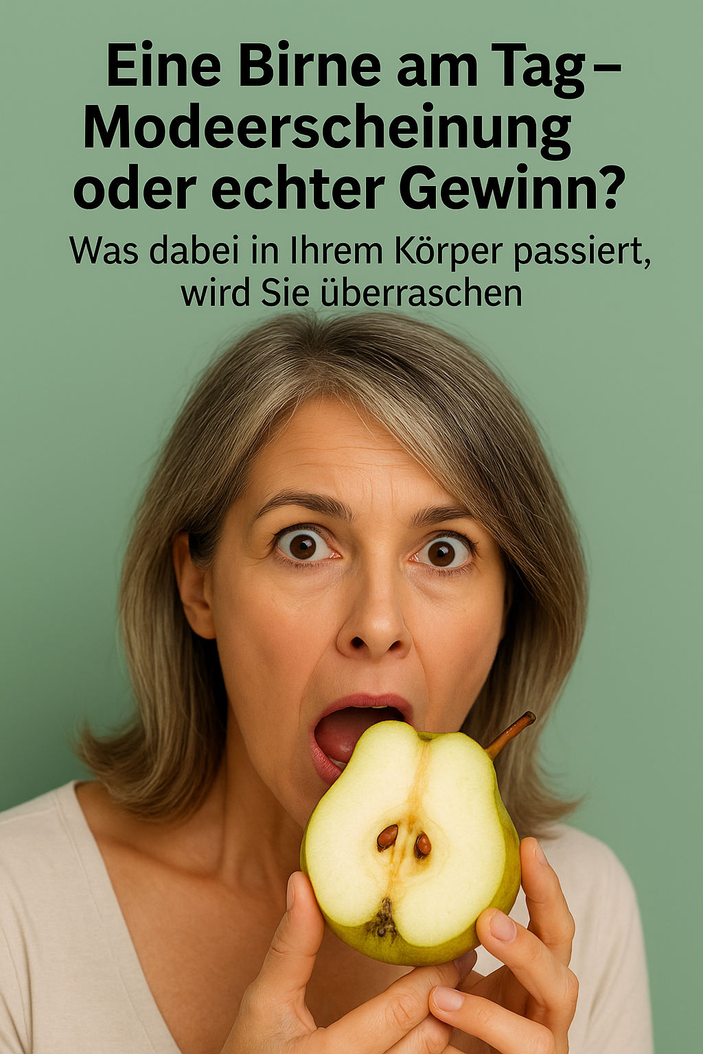 Eine Birne am Tag – Modeerscheinung oder echter Gewinn? Was dabei in Ihrem Körper passiert, wird Sie überraschen