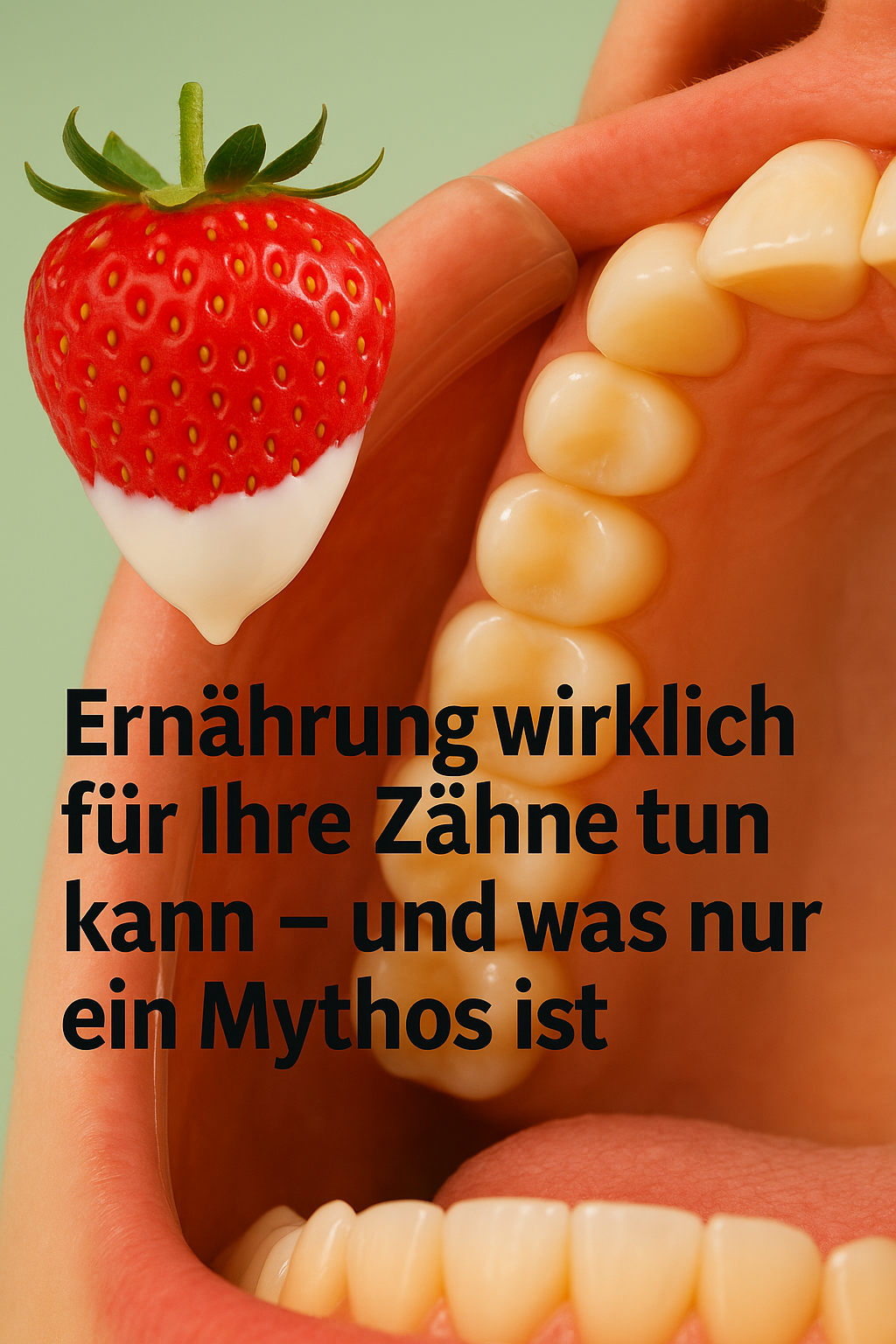 Was Ernährung wirklich für Ihre Zähne tun kann – und was nur ein Mythos ist