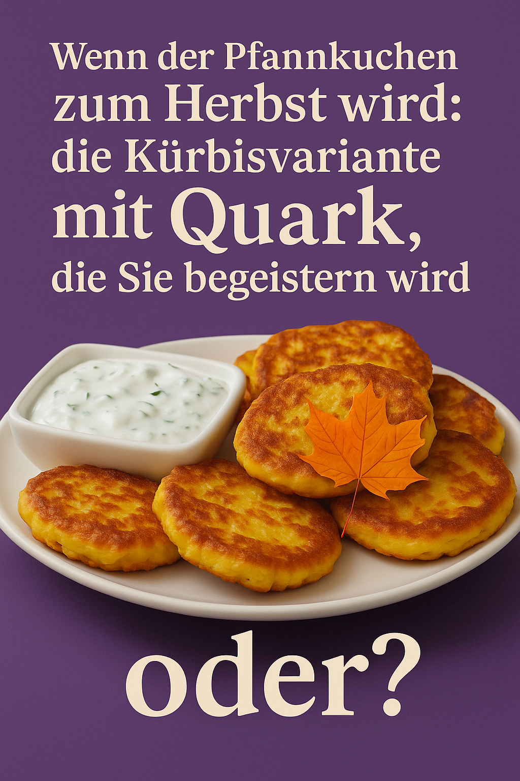 Wenn der Pfannkuchen zum Herbst wird: die Kürbisvariante mit Quark, die Sie begeistern wird