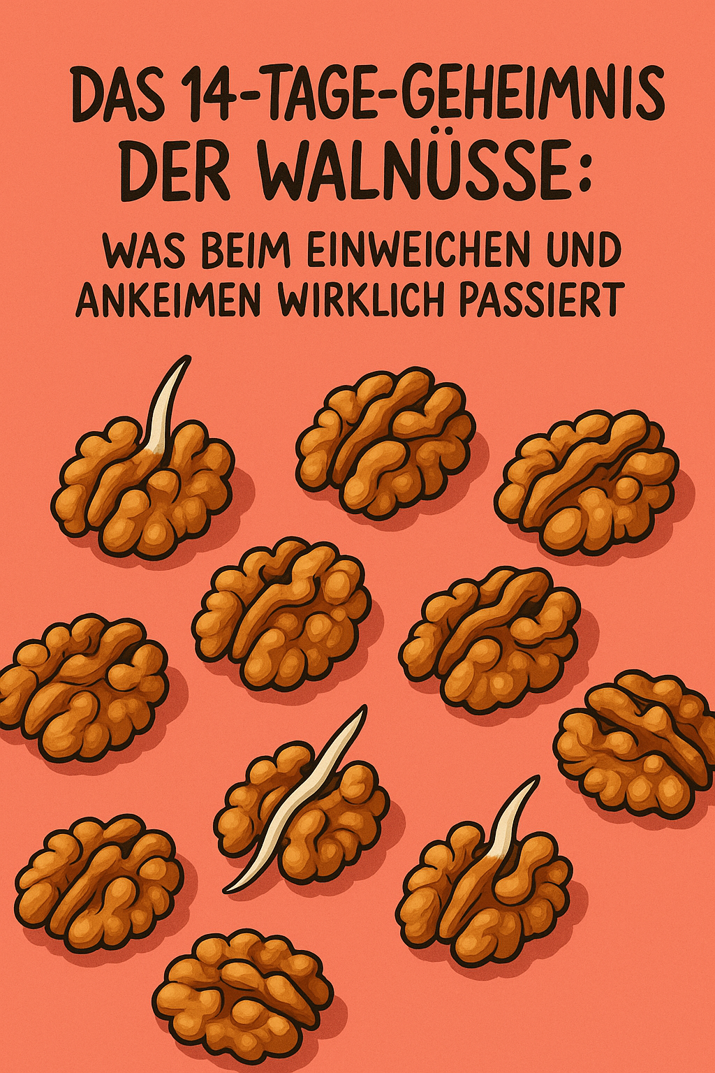Das 14-Tage-Geheimnis der Walnüsse: Was beim Einweichen und Ankeimen wirklich passiert