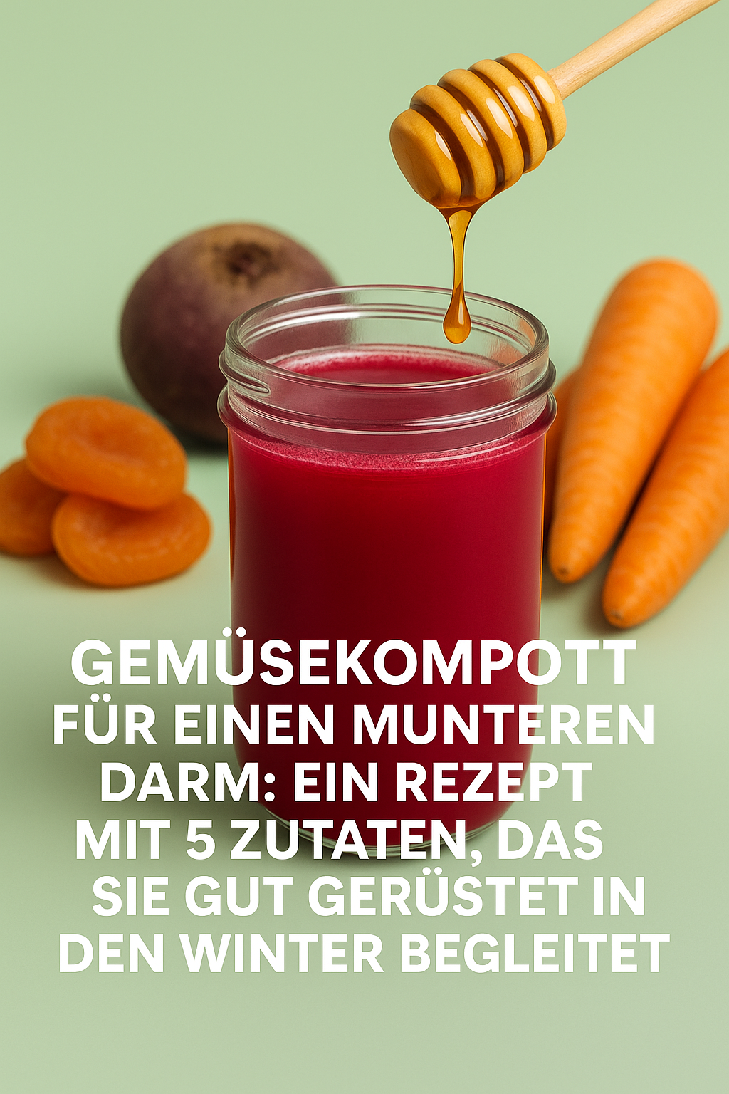 Gemüsekompott für einen munteren Darm: Ein Rezept mit 5 Zutaten, das Sie gut gerüstet in den Winter begleitet