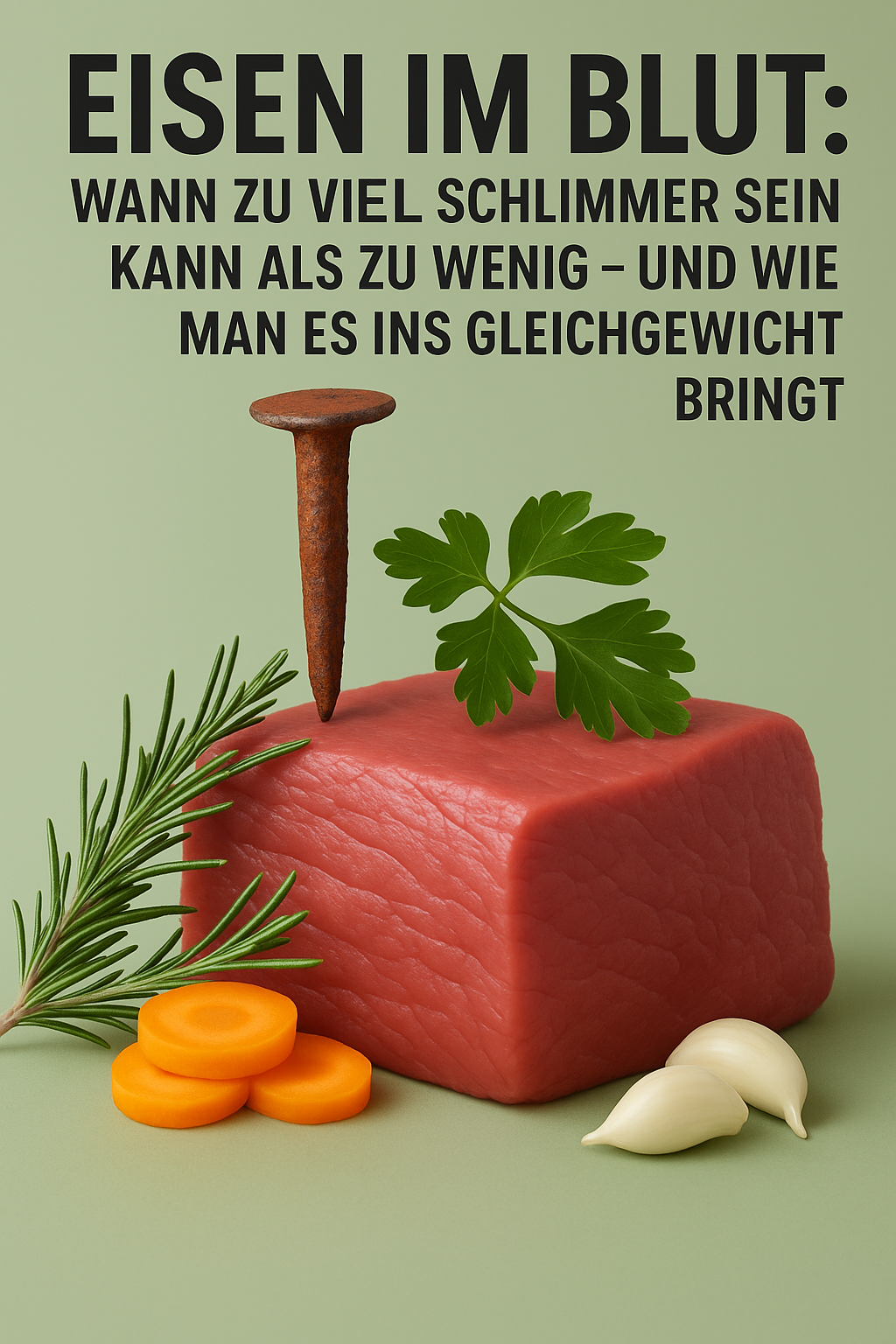 Eisen im Blut: Wann zu viel schlimmer sein kann als zu wenig – und wie man es ins Gleichgewicht bringt