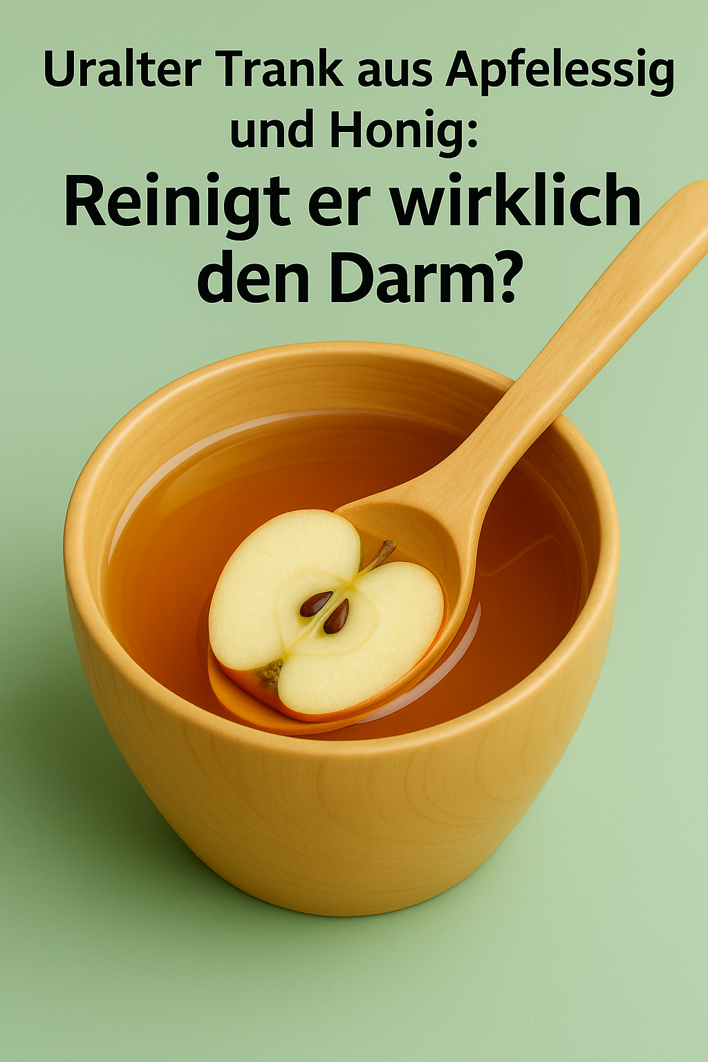 Uralter Trank aus Apfelessig und Honig: Reinigt er wirklich den Darm?